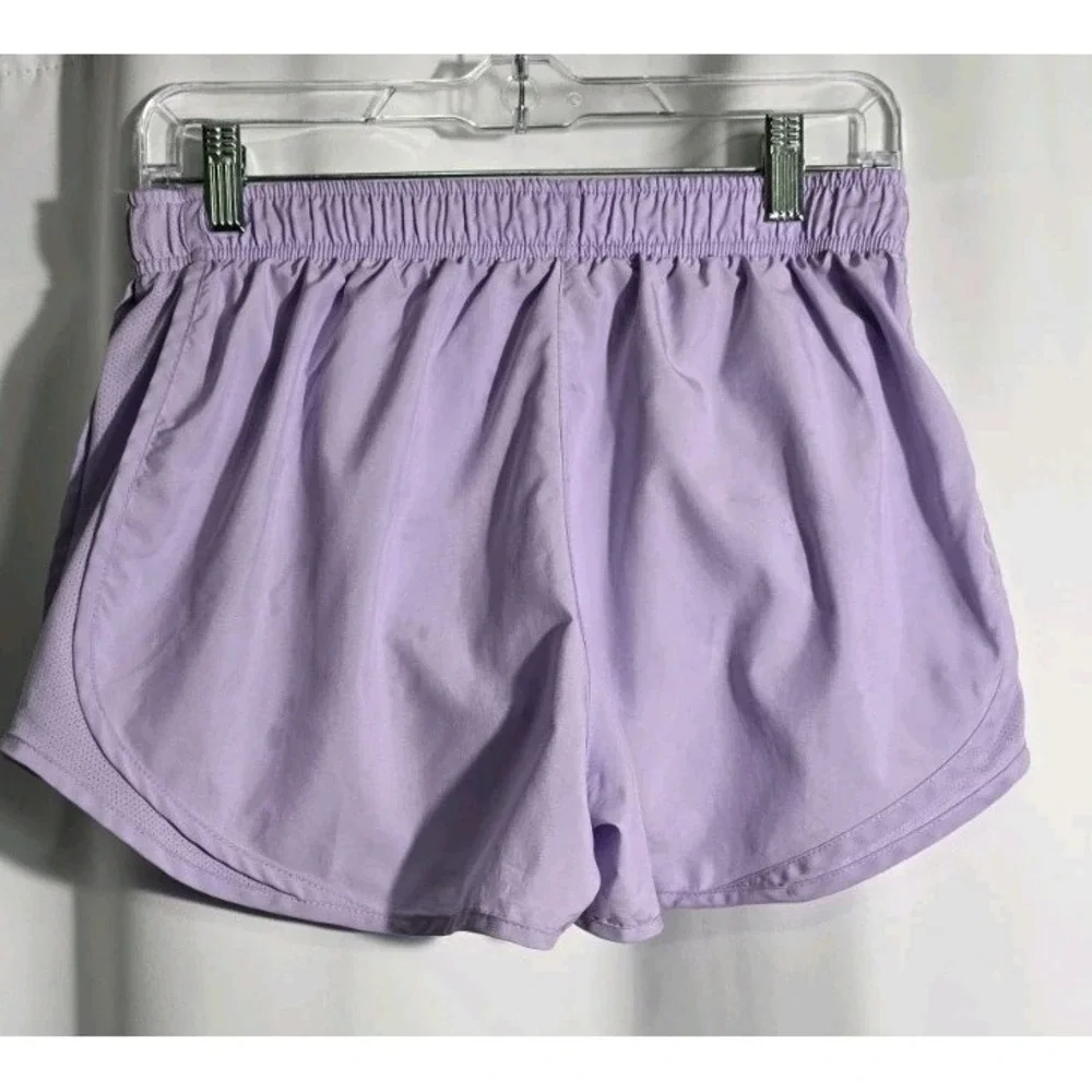 Nike Dri-FIT Running‎ Shorts Womens MEDIUM Purple Split Athletic Lined